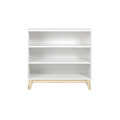 Alaterre Furniture MOD 34"H Under Window 3-Shelf Bookcase AJMD0420WH